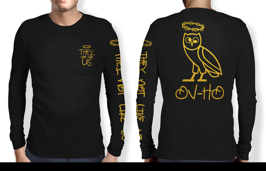 OV-HO - Gold Edition Long Sleeve Unisex T-Shirt - Kendrick vs. Drake